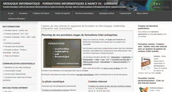 Desktop Screenshot of mosaiqueinformatique.com