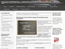 Tablet Screenshot of mosaiqueinformatique.com